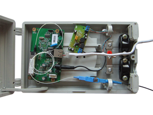 Монтаж PCB ONU 1501C c применением POE сплиттера MICROWATT