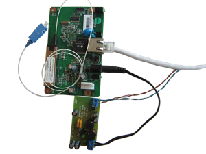 Монтаж PCB ONU 1501C c применением POE сплиттера MICROWATT